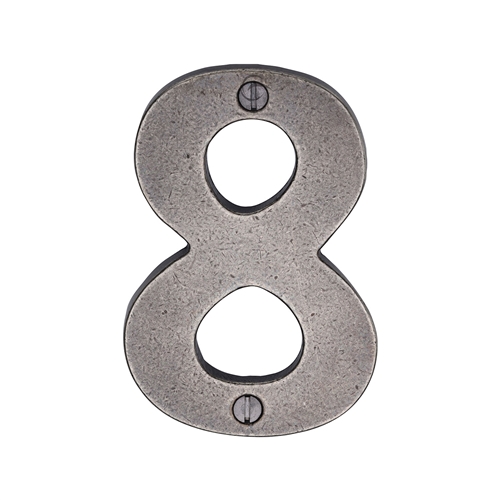 Rustic Bronze Numeral 0 Screw Fixing 76mm (3")