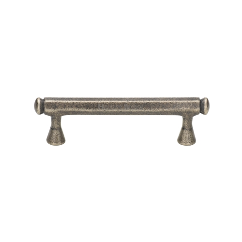 Rustic Bronze Cabinet Pull Hexagon Design in Rustic Pewter