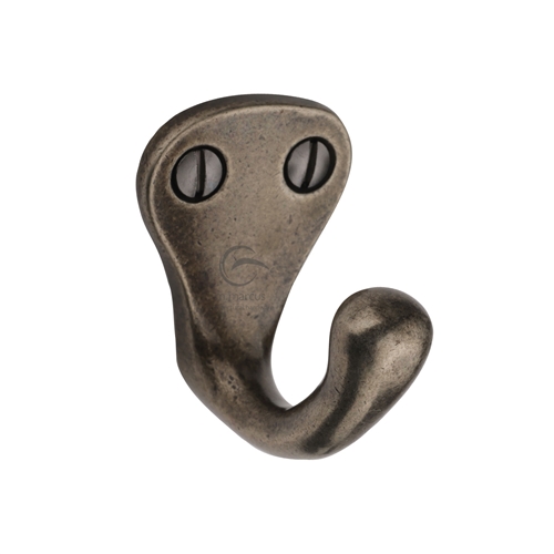 Rustic Bronze Single Coat Hook - RDB387