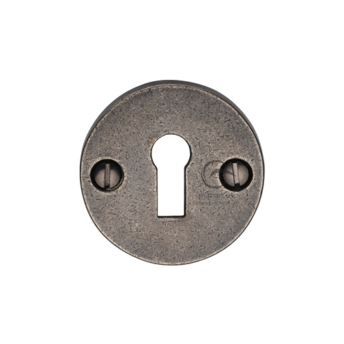 Rustic Bronze Round Key Escutcheon