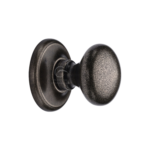 Rustic Bronze Round Centre Door Knob 3"