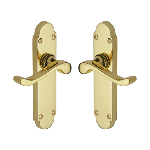 Savoy Door Handle on Plate
