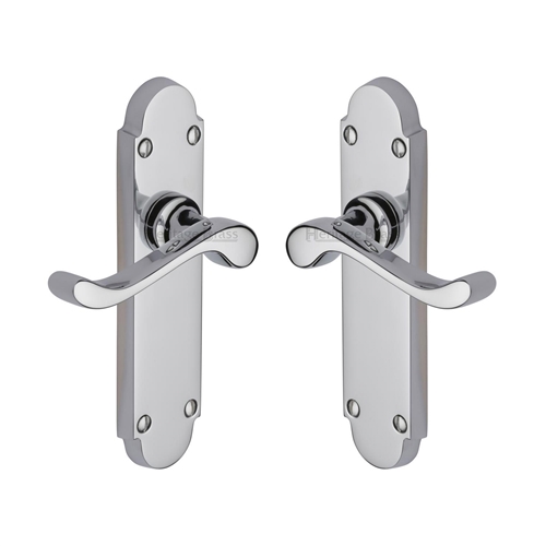 Savoy Door Handle on Plate