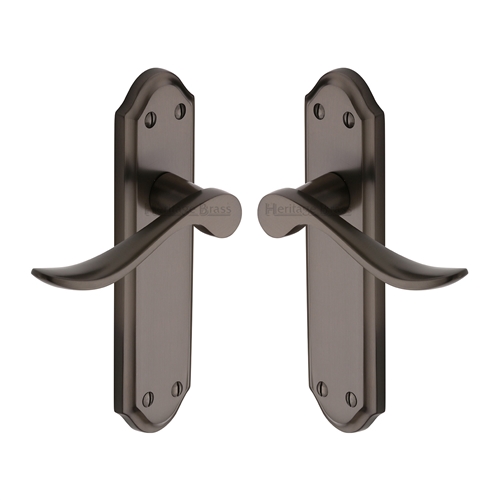 Sandown Door Handle on Plate