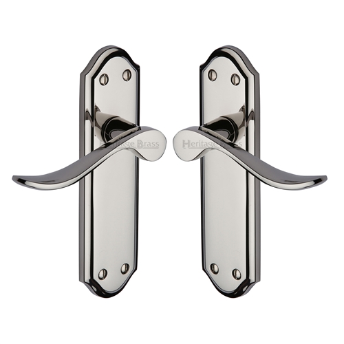 Sandown Door Handle on Plate