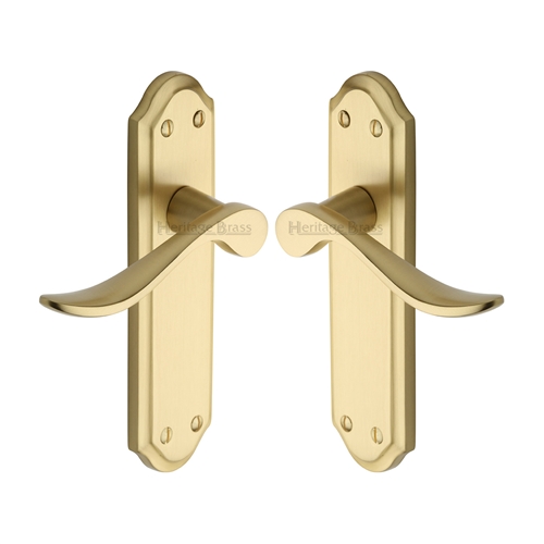 Sandown Door Handle on Plate
