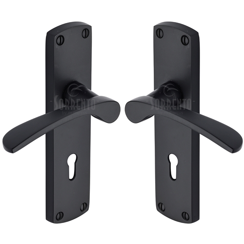 Sorrento Luca Door Handle on Plate