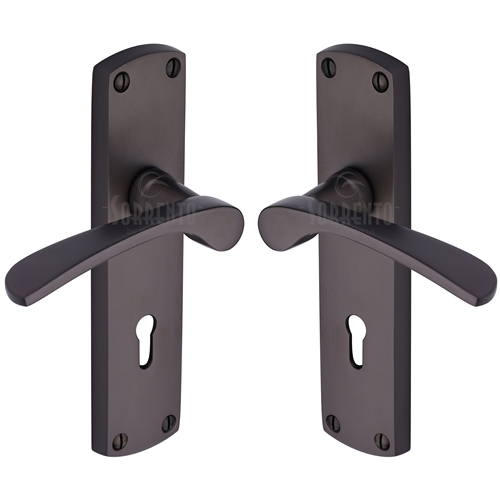 Sorrento Luca Door Handle on Plate