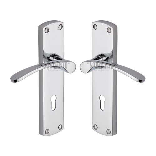 Sorrento Luca Door Handle on Plate