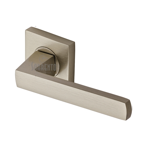 Axis Door Handle on Square Rose
