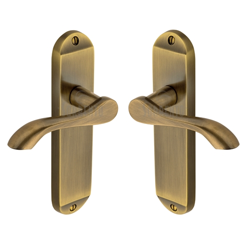 Aurora Door Handle on Plate