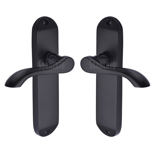 Aurora Door Handle on Plate