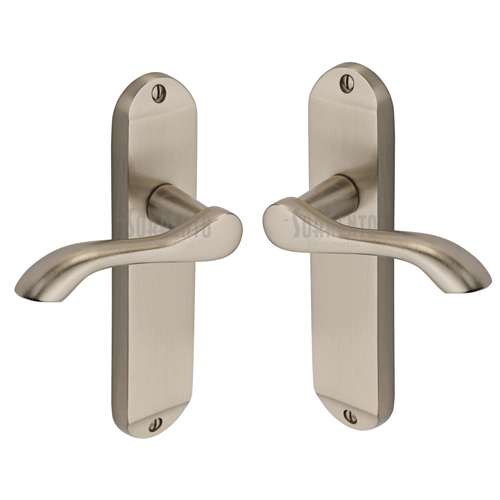 Aurora Door Handle on Plate