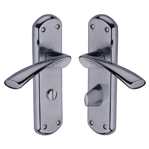 Atlanta Door Handle on Plate