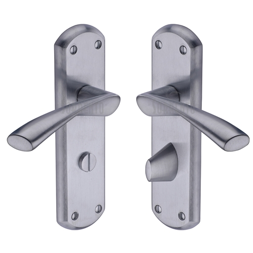 Atlanta Door Handle on Plate