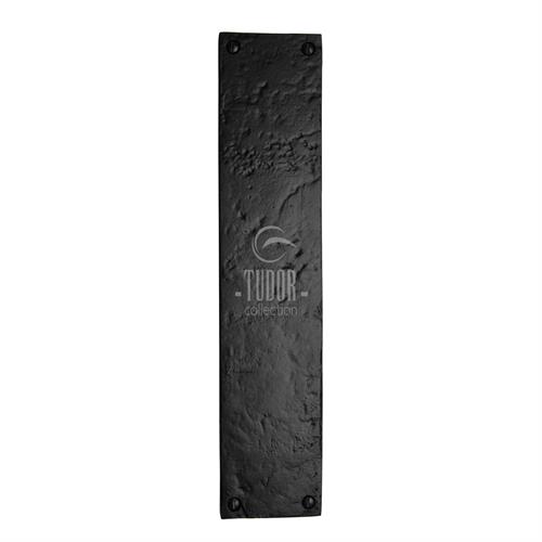 Tudor Fingerplate Black Iron