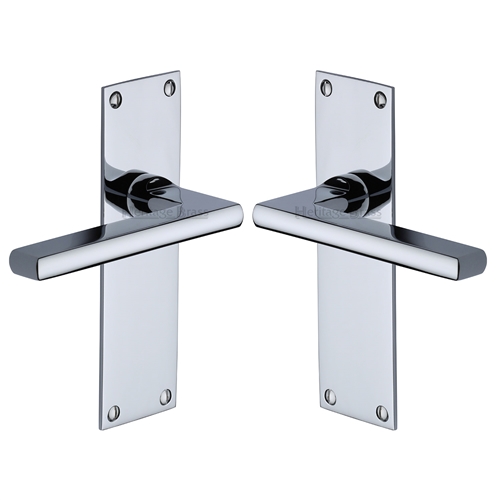 Trident Door Handle on Plate