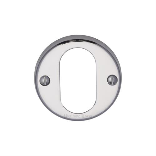 Oval Profile Cylinder Escutcheon Round - V1013