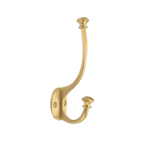 Heritage Brass Ball Hat And Coat Hook in Satin Brass