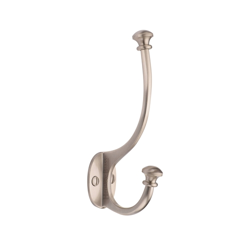 Heritage Brass Ball Hat And Coat Hook in Satin Nickel