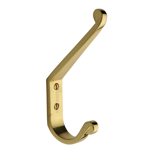 Heritage Brass Angle Hook in Polished Brass
