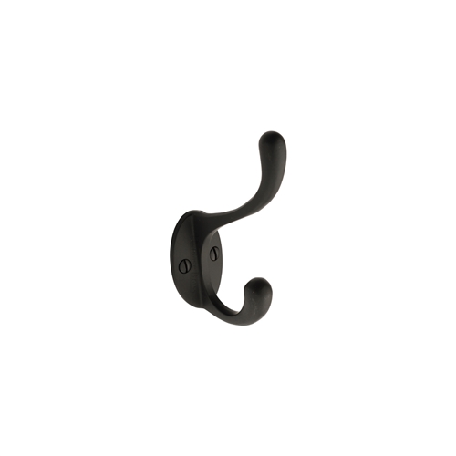 Heritage Brass Classic Large Hat & Coat Hook in Matt Black