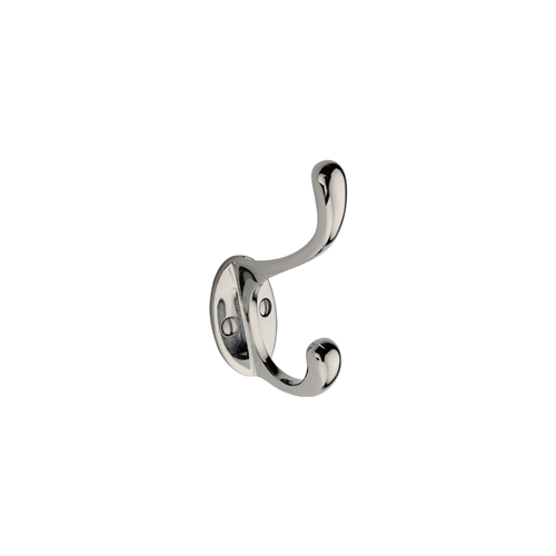 Heritage Brass Classic Large Hat & Coat Hook in Polished Chrome