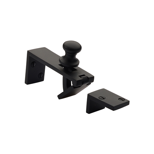 Heritage Brass Counter Flap Catch in Matt Black