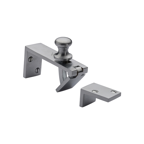 Heritage Brass Counter Flap Catch in Satin Chrome