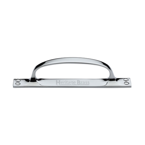 Door Pull Handle on Plate Offset