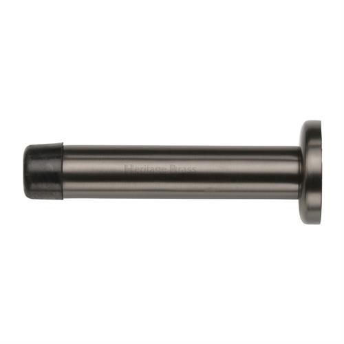 Cylindrical Wall Mounted Door Stop with Rose