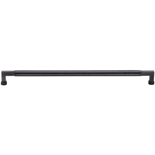 Heritage Brass Door Pull Handle Hammered Bauhaus Design