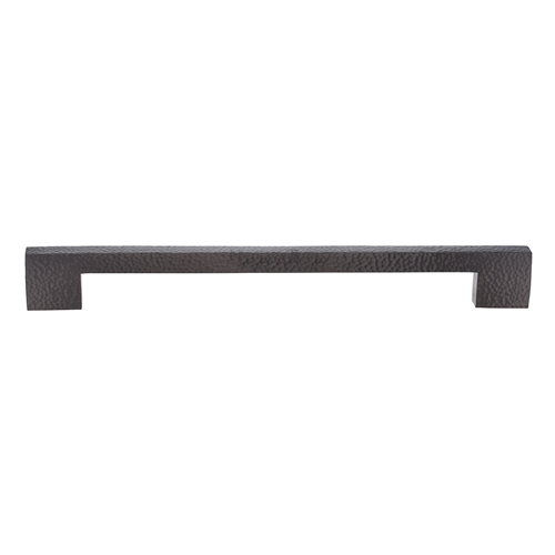 Metro Hammered Door Pull Handle in Matt Bronze