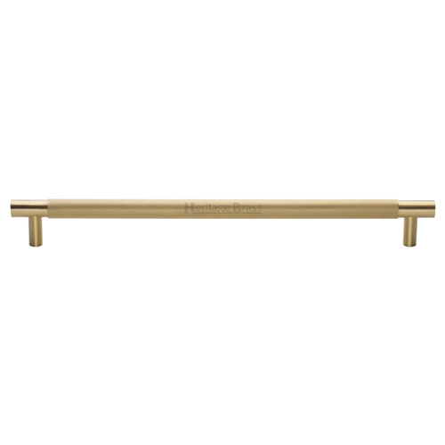 Heritage Brass Appliance Pull Knurled Design in Satin Brass
