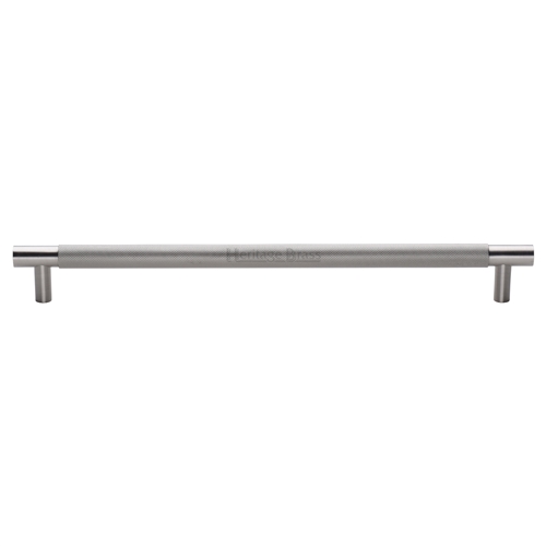 Heritage Brass Appliance Pull Knurled Design in Satin Nickel