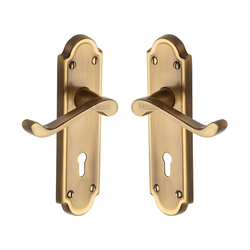 Meridian Door Handle on Plate