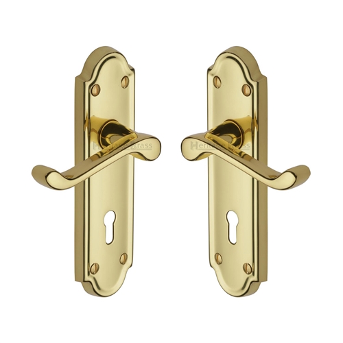 Meridian Door Handle on Plate