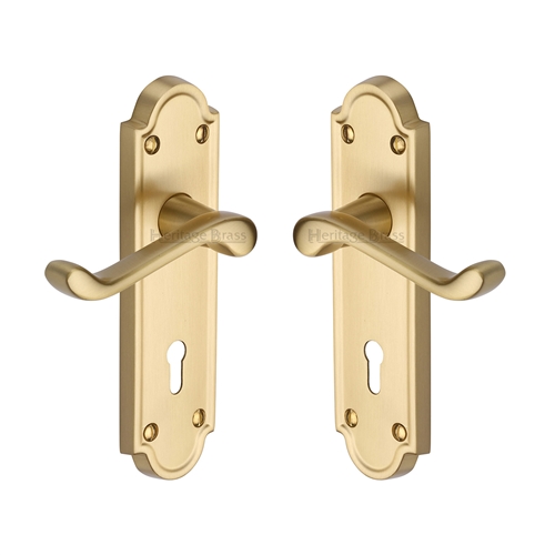 Meridian Door Handle on Plate