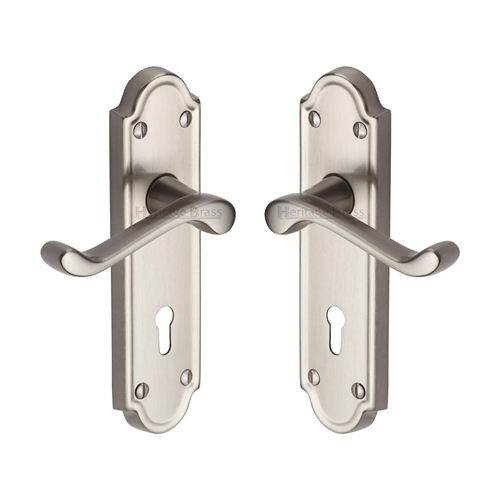 Meridian Door Handle on Plate