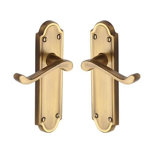 Meridian Door Handle on Plate