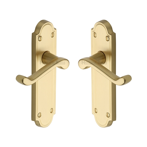 Meridian Door Handle on Plate