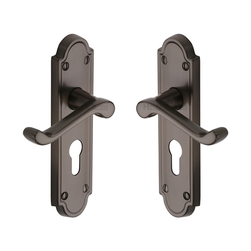 Meridian Door Handle on Plate