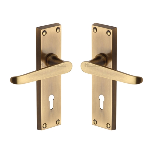 Victoria Door Handle on Plate