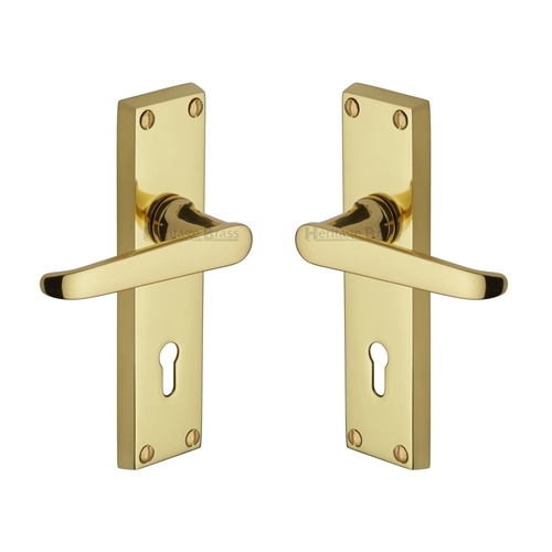 Victoria Door Handle on Plate