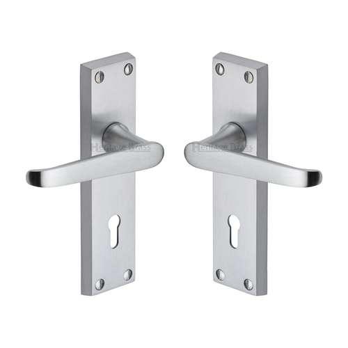 Victoria Door Handle on Plate