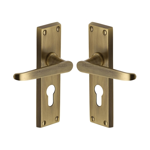 Victoria Door Handle on Plate