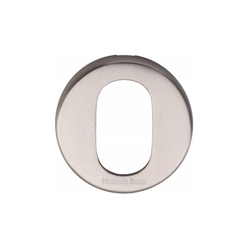 Oval Profile Cylinder Escutcheon Round - V4009