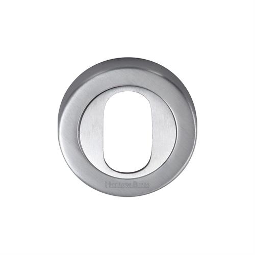 Oval Profile Cylinder Escutcheon Round - V4010