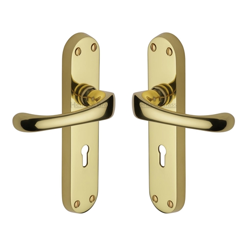 Gloucester Door Handle on Plate