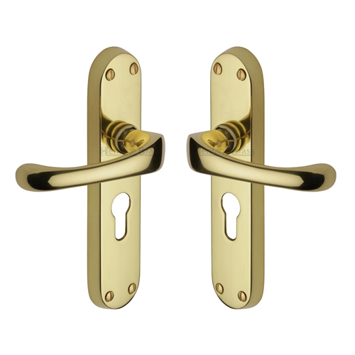 Gloucester Door Handle on Plate